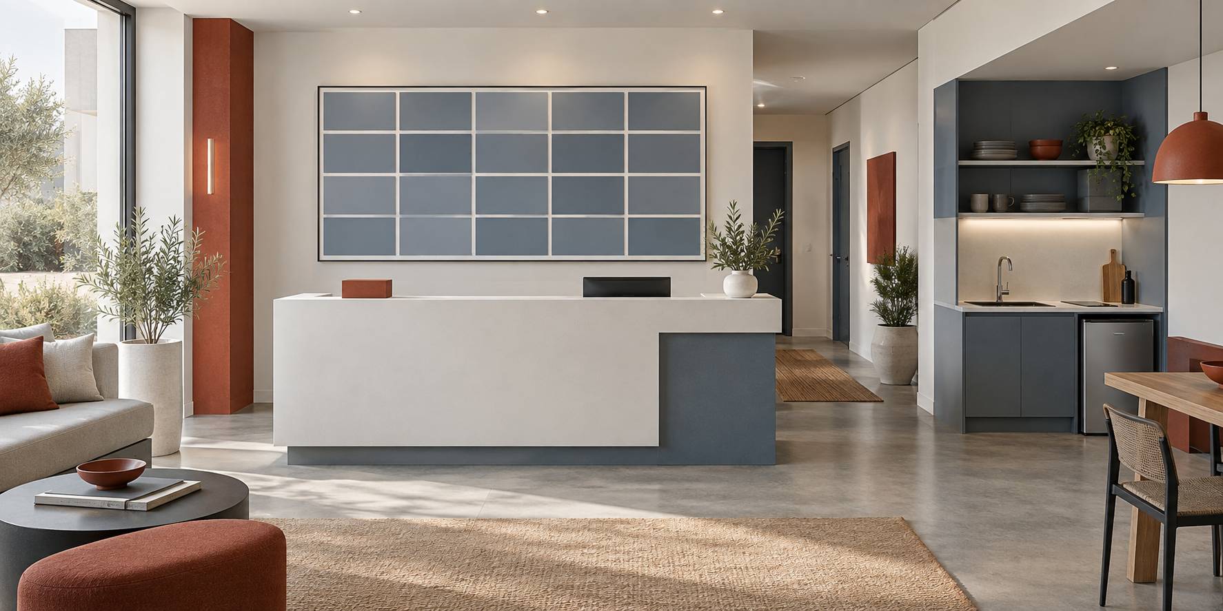 Illustration éditoriale du sujet : Kitchenette en résidence : équipements exigés selon les étoiles