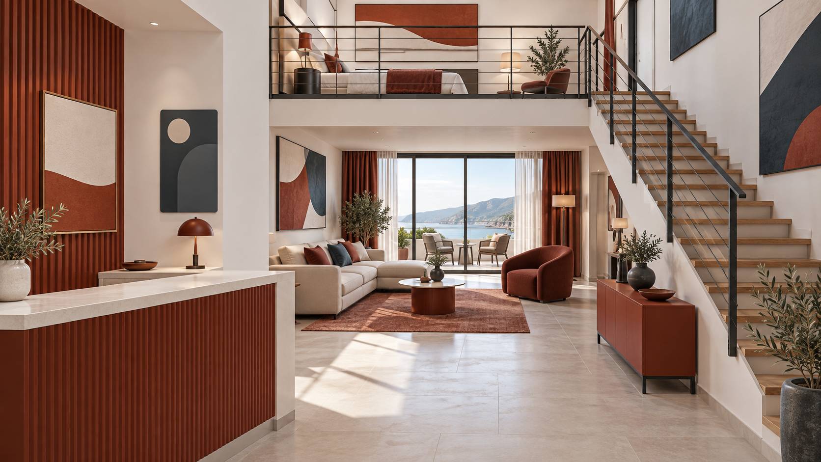 Illustration éditoriale du sujet : Mezzanine en résidence de tourisme : ce que recouvre le terme