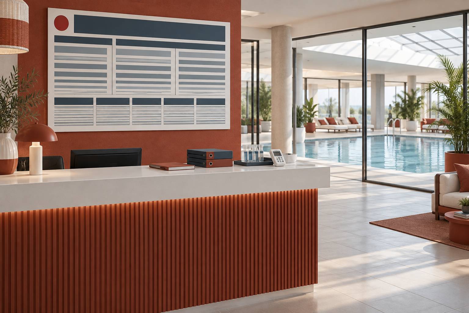 Illustration éditoriale du sujet : Piscine de résidence de tourisme : règles d'hygiène et d'accès